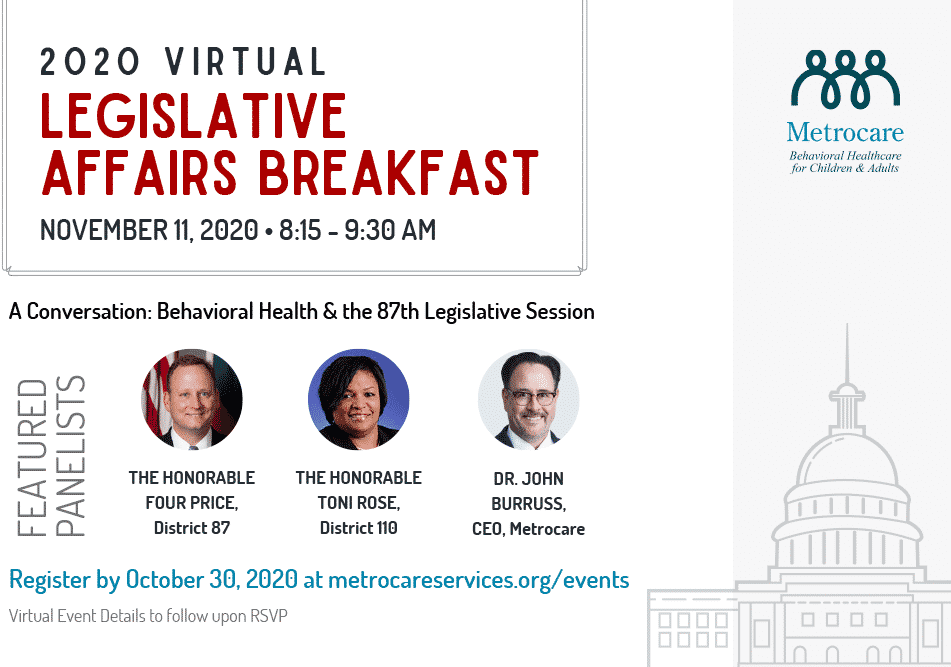 Metrocare Legislative Breakfast FLYER 100920