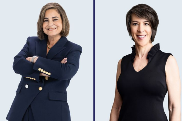 Headshots of Stacy Cantu and Tate Ringer side by side